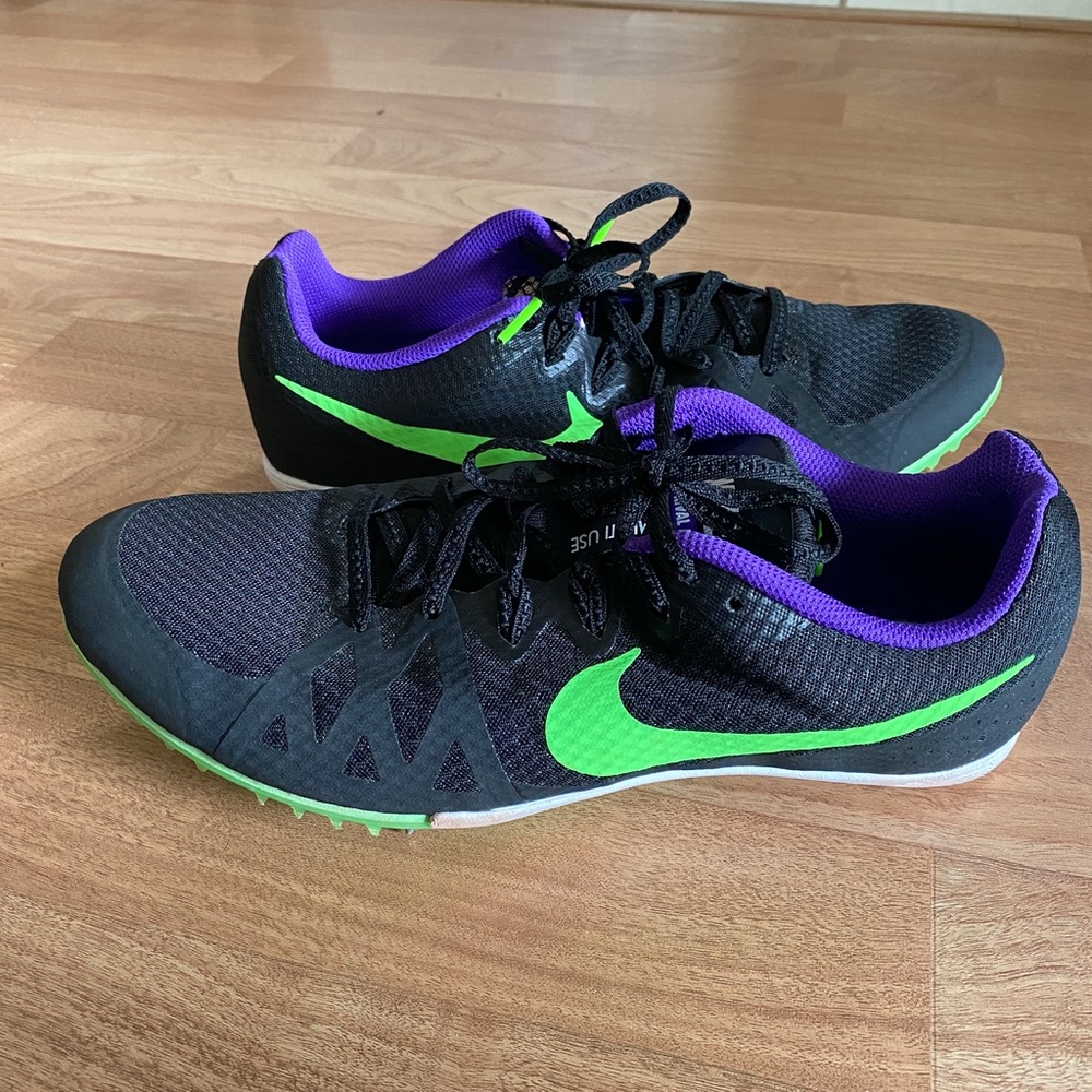 Men's NIKE Black Zoom Rival S8 Track Shoes